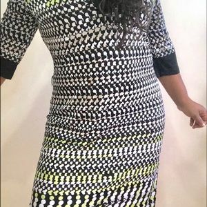 Women’s multi colored print dress size XL